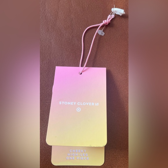 BNWT! STONEY CLOVER LN X TARGET, PASTEL, TIE DYE, CHEEKY, HIGH - LEG, ONE PIECE - Picture 13 of 16